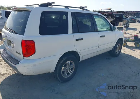 2005 Honda Pilot Ex from USA, damaged, VIN 2HKYF18485H517538